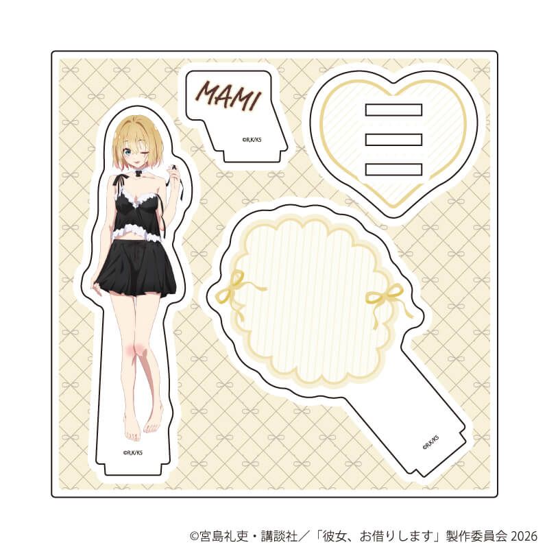 アクリルスタンドプレート「TVアニメ『彼女、お借りします』」10/七海麻美 へそチラver.(描き下ろしイラスト)