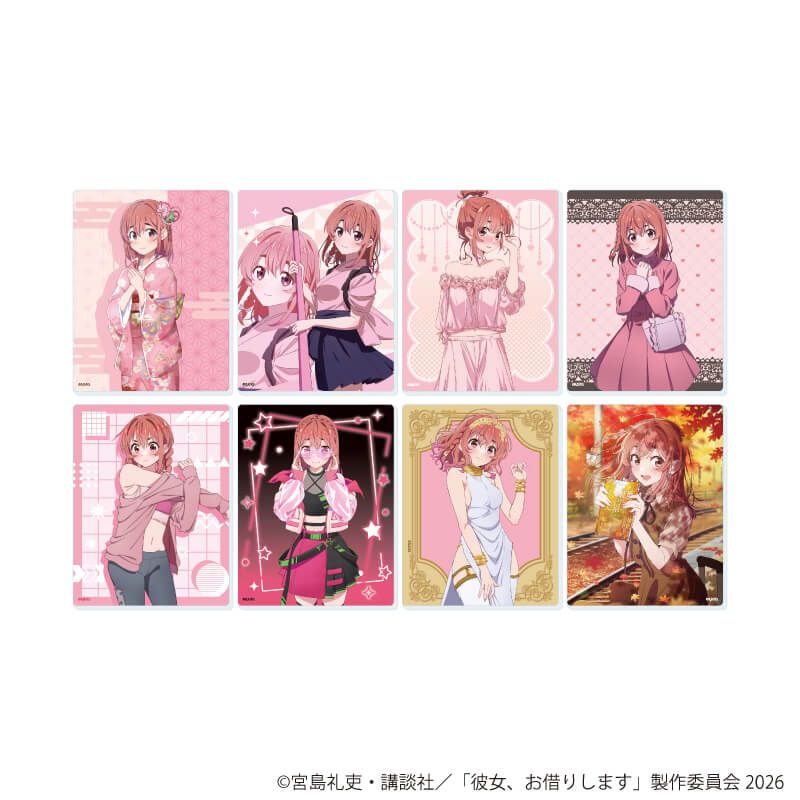 アクリルカード「TVアニメ『彼女、お借りします』」27/桜沢 墨セット コンプリートセット(全8種)(公式&描き下ろしイラスト)