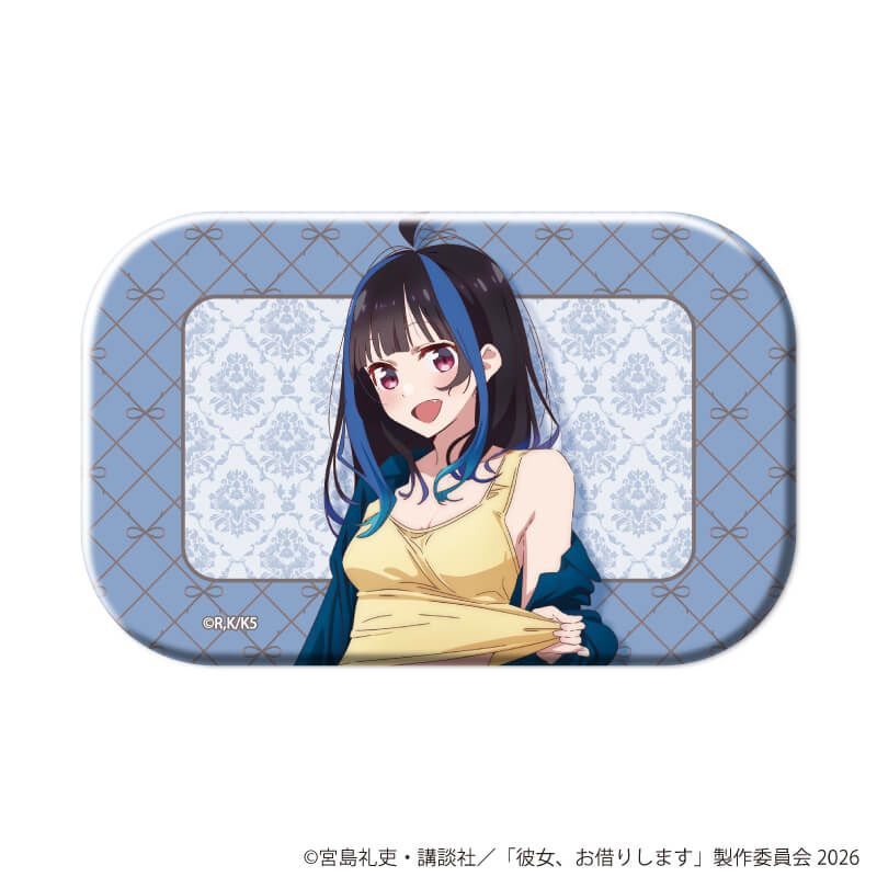 スクエア缶バッジ「TVアニメ『彼女、お借りします』」05/八重森みにセット コンプリートセット(全5種)(公式&描き下ろしイラスト)
