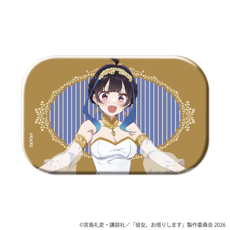 スクエア缶バッジ「TVアニメ『彼女、お借りします』」05/八重森みにセット コンプリートセット(全5種)(公式&描き下ろしイラスト)