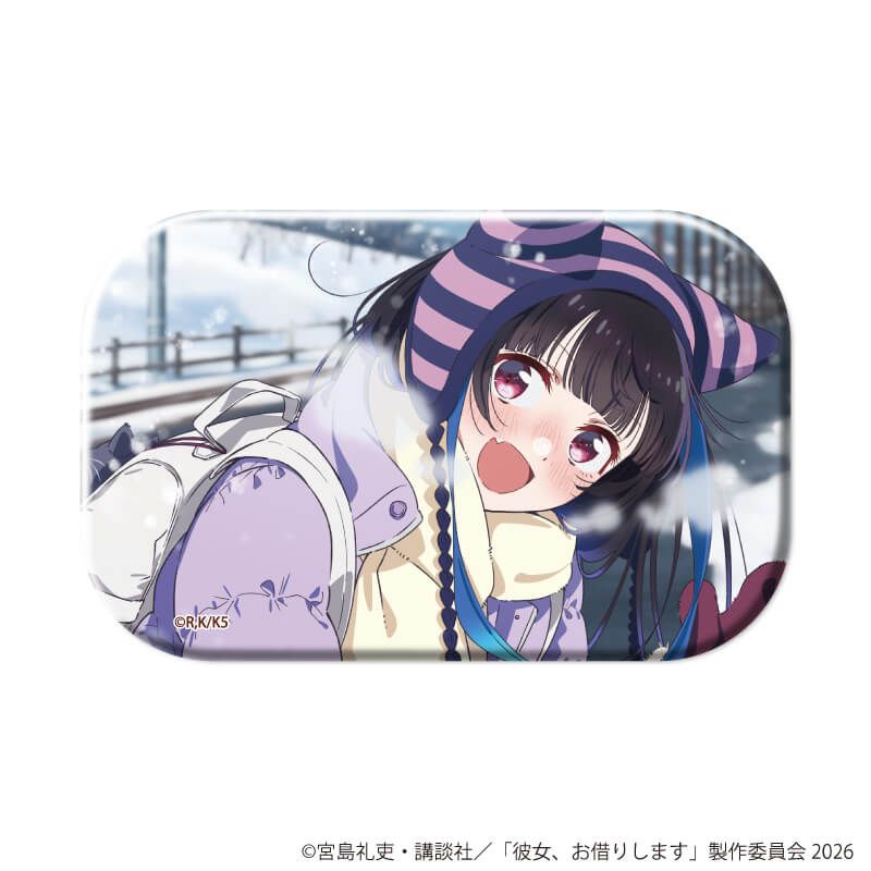 スクエア缶バッジ「TVアニメ『彼女、お借りします』」05/八重森みにセット コンプリートセット(全5種)(公式&描き下ろしイラスト)