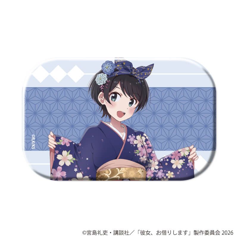 スクエア缶バッジ「TVアニメ『彼女、お借りします』」03/更科瑠夏セット コンプリートセット(全9種)(公式&描き下ろしイラスト)
