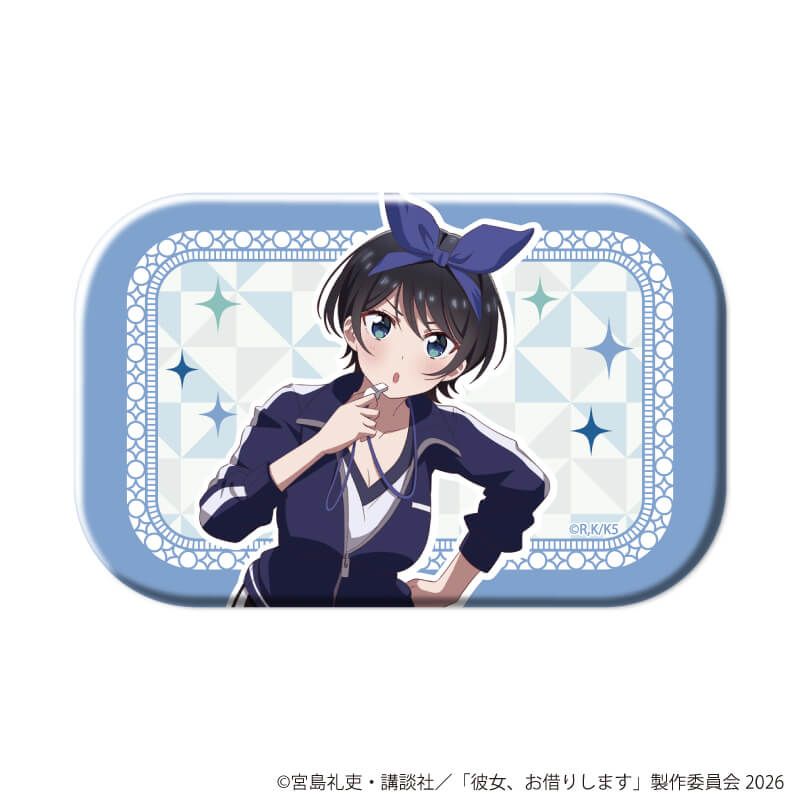 スクエア缶バッジ「TVアニメ『彼女、お借りします』」03/更科瑠夏セット コンプリートセット(全9種)(公式&描き下ろしイラスト)