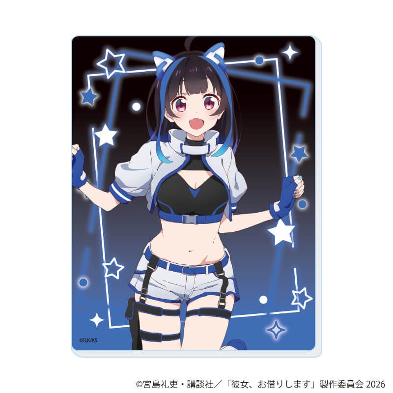 アクリルカード「TVアニメ『彼女、お借りします』」28/八重森みにセット ブラインド(5種)(公式&描き下ろしイラスト)
