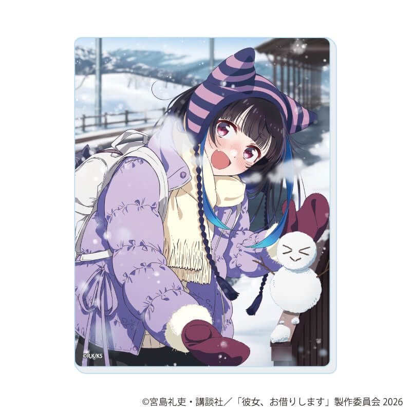 アクリルカード「TVアニメ『彼女、お借りします』」28/八重森みにセット ブラインド(5種)(公式&描き下ろしイラスト)