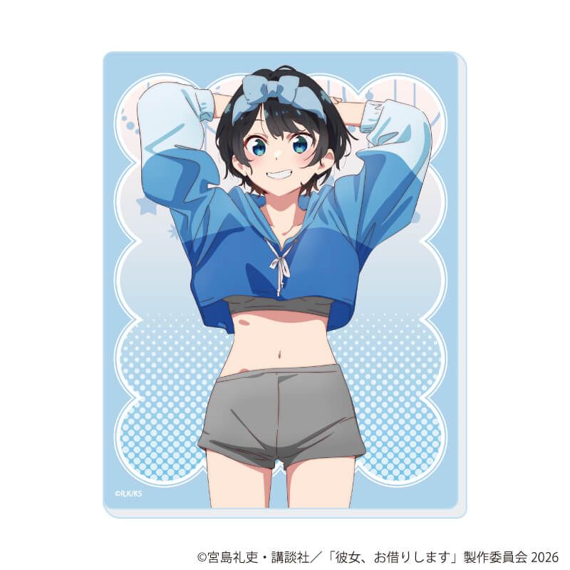 アクリルカード「TVアニメ『彼女、お借りします』」26/更科瑠夏セット ブラインド(9種)(公式&描き下ろしイラスト)