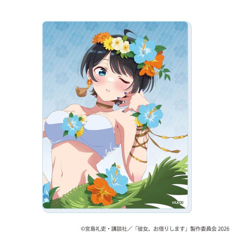 アクリルカード「TVアニメ『彼女、お借りします』」26/更科瑠夏セット ブラインド(9種)(公式&描き下ろしイラスト)