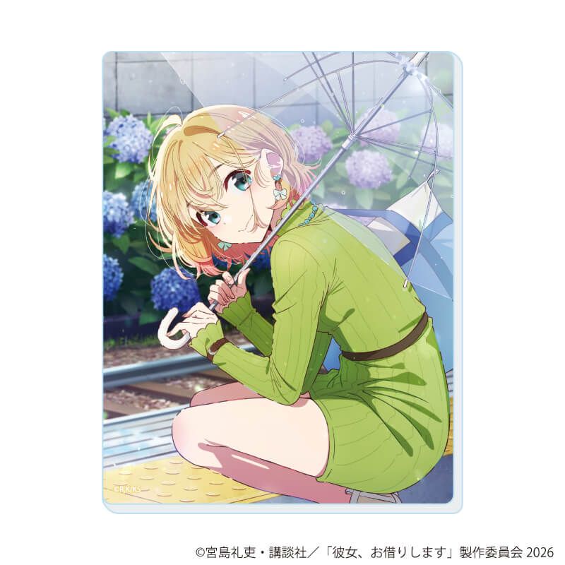 アクリルカード「TVアニメ『彼女、お借りします』」25/七海麻美セット ブラインド(9種)(公式&描き下ろしイラスト)