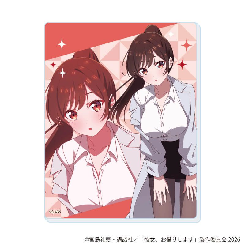 アクリルカード「TVアニメ『彼女、お借りします』」24/水原千鶴セット ブラインド(9種)(公式&描き下ろしイラスト)