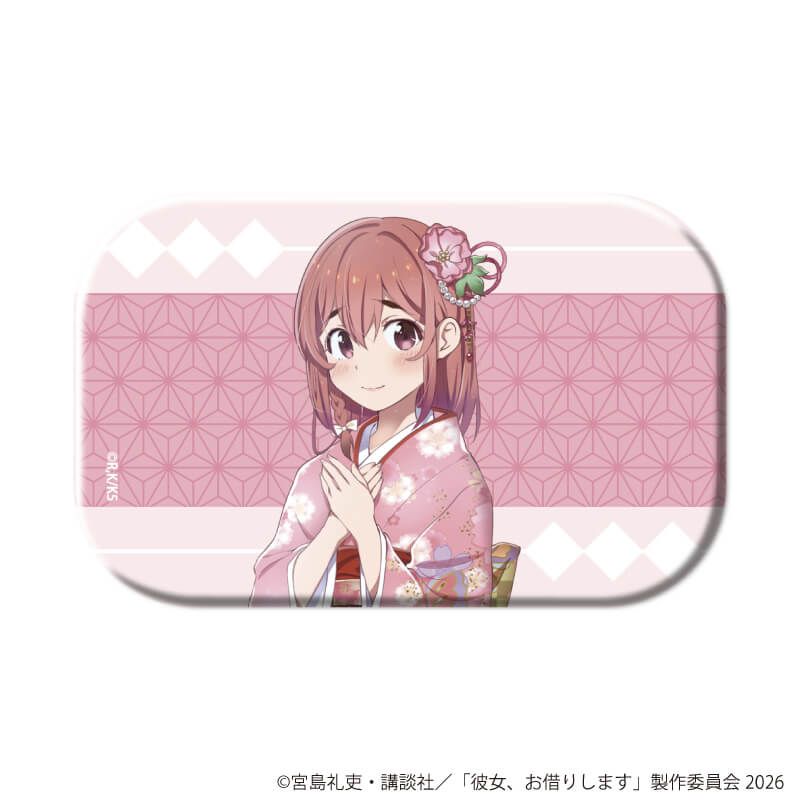 スクエア缶バッジ「TVアニメ『彼女、お借りします』」04/桜沢 墨セット ブラインド(8種)(公式&描き下ろしイラスト)