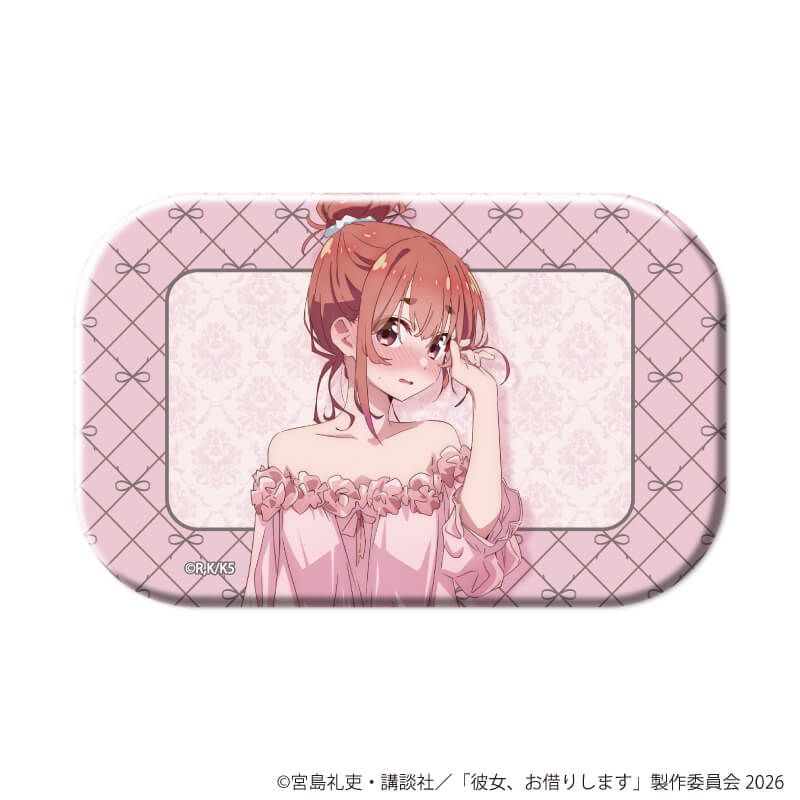 スクエア缶バッジ「TVアニメ『彼女、お借りします』」04/桜沢 墨セット ブラインド(8種)(公式&描き下ろしイラスト)