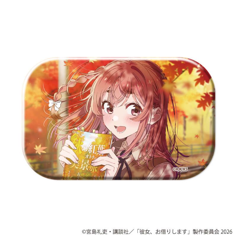 スクエア缶バッジ「TVアニメ『彼女、お借りします』」04/桜沢 墨セット ブラインド(8種)(公式&描き下ろしイラスト)