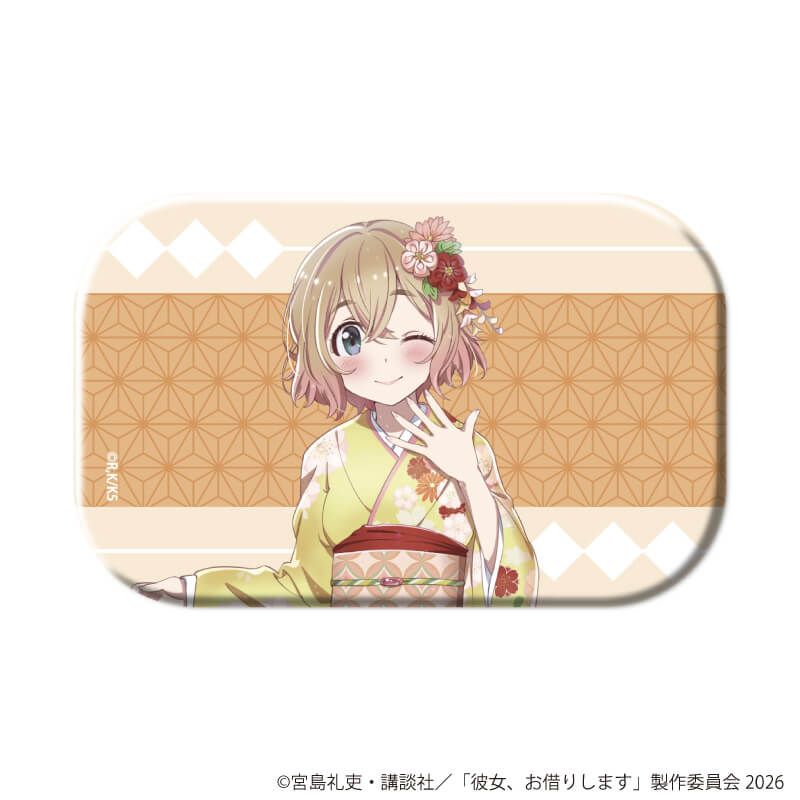 スクエア缶バッジ「TVアニメ『彼女、お借りします』」02/七海麻美セット ブラインド(9種)(公式&描き下ろしイラスト)