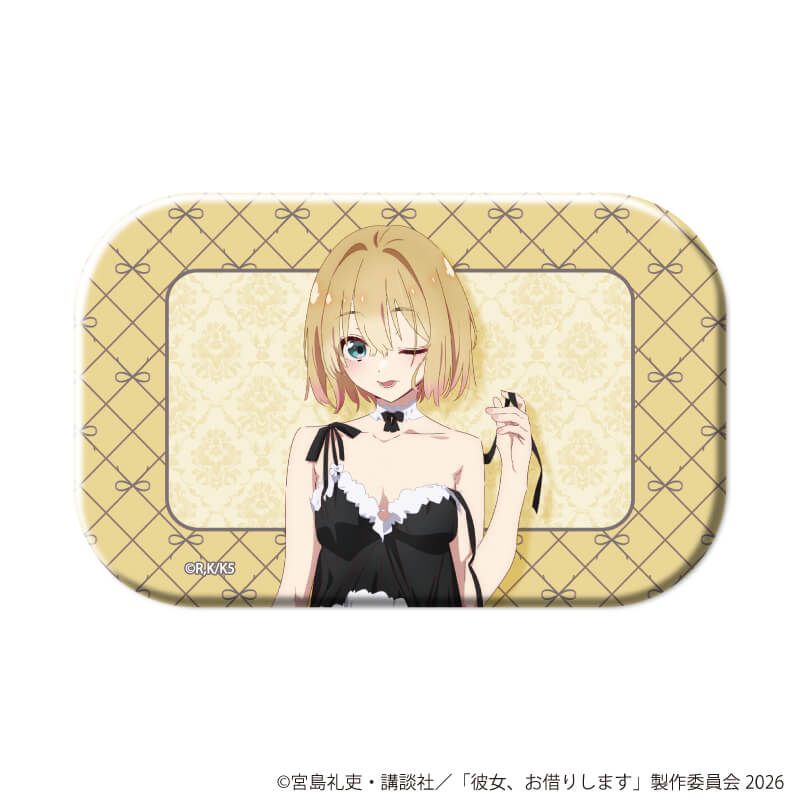スクエア缶バッジ「TVアニメ『彼女、お借りします』」02/七海麻美セット ブラインド(9種)(公式&描き下ろしイラスト)