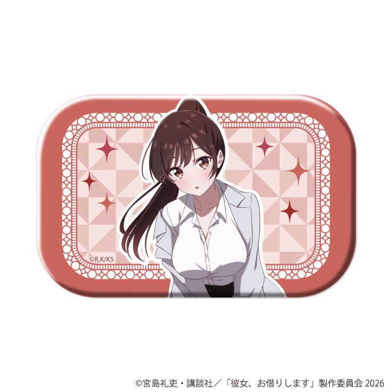 スクエア缶バッジ「TVアニメ『彼女、お借りします』」01/水原千鶴セット ブラインド(9種)(公式&描き下ろしイラスト)