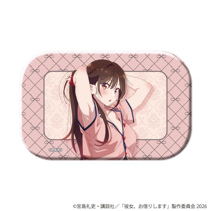 スクエア缶バッジ「TVアニメ『彼女、お借りします』」01/水原千鶴セット ブラインド(9種)(公式&描き下ろしイラスト)