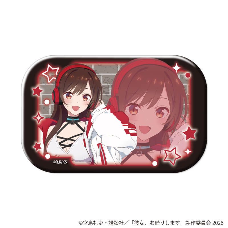スクエア缶バッジ「TVアニメ『彼女、お借りします』」01/水原千鶴セット ブラインド(9種)(公式&描き下ろしイラスト)