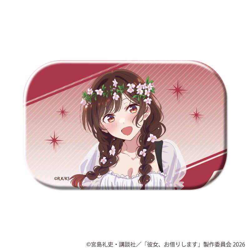 スクエア缶バッジ「TVアニメ『彼女、お借りします』」01/水原千鶴セット ブラインド(9種)(公式&描き下ろしイラスト)