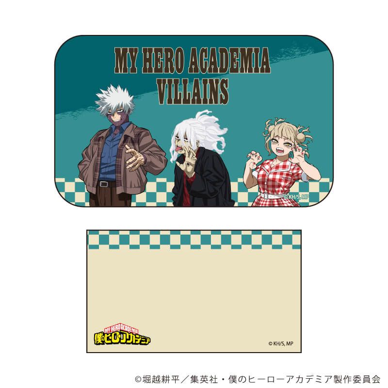 僕のヒーローアカデミア　付箋入り缶ケース　敵＜ヴィラン＞　アメリカンレトロVer.