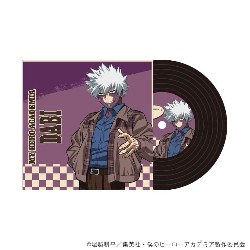 僕のヒーローアカデミア　トレーディングレコード風コースター　Vol.2　アメリカンレトロVer.　全5種　コンプリートセット