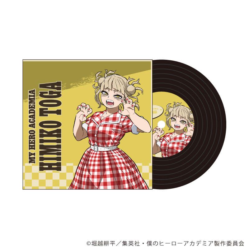 僕のヒーローアカデミア　トレーディングレコード風コースター　Vol.2　アメリカンレトロVer.　全5種　コンプリートセット