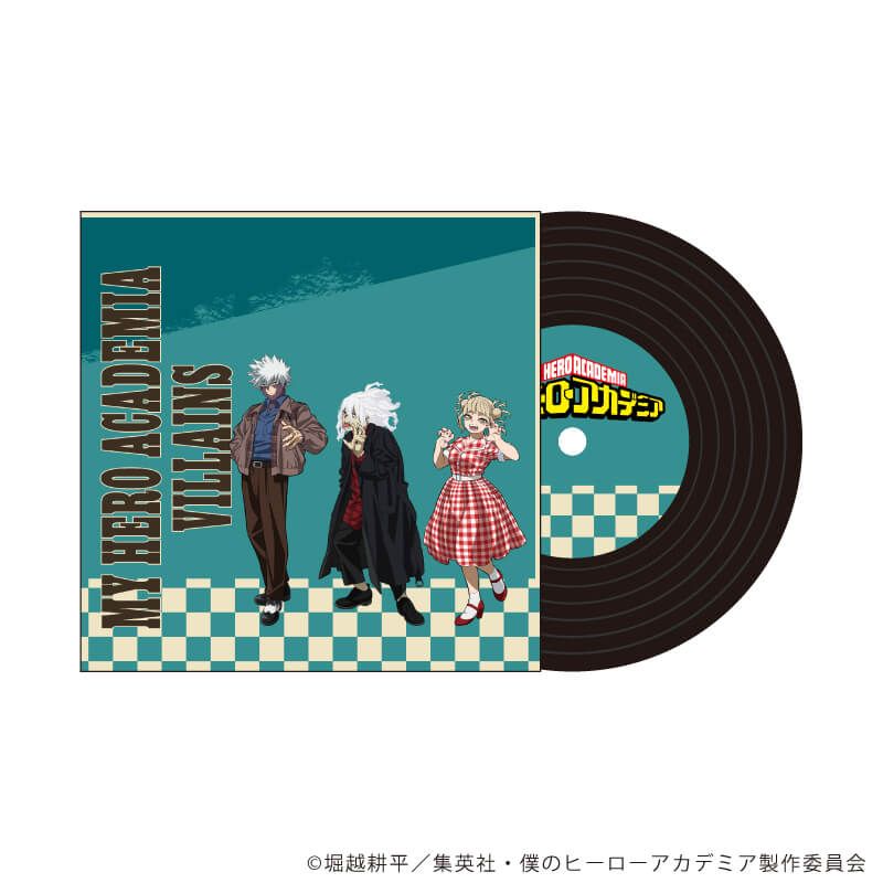 僕のヒーローアカデミア　トレーディングレコード風コースター　Vol.2　アメリカンレトロVer.　全5種　コンプリートセット