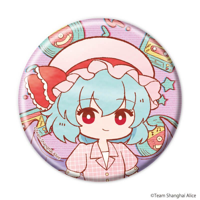 缶バッジ「東方Project」20/レトロver. コンプリートセット(全7種)(レトロアートイラスト)