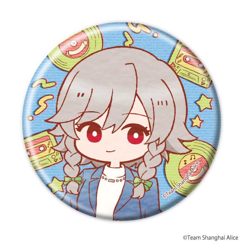 缶バッジ「東方Project」20/レトロver. コンプリートセット(全7種)(レトロアートイラスト)