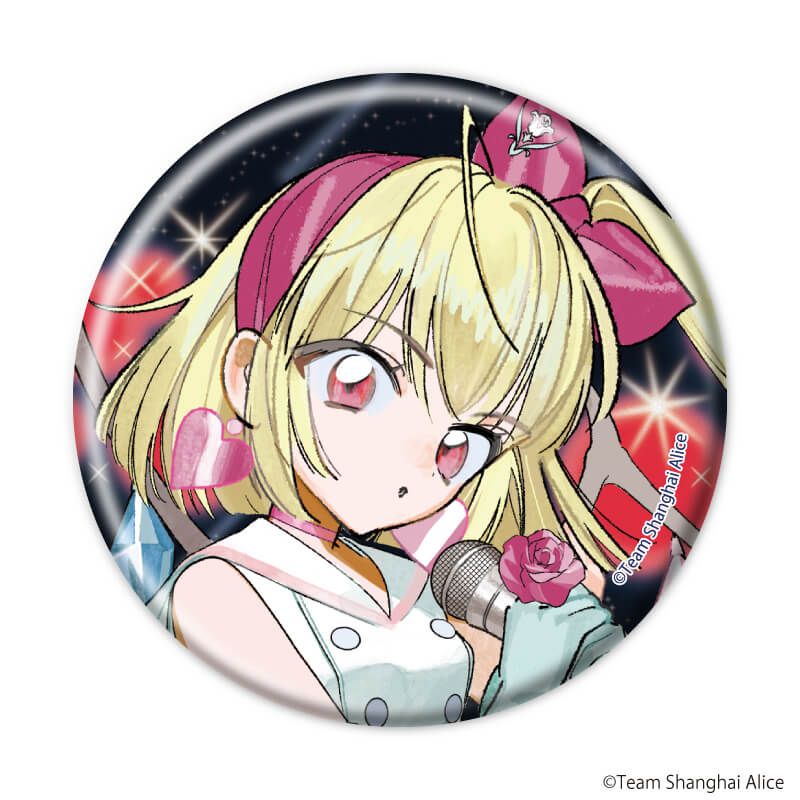 缶バッジ「東方Project」19/レトロアイドルver. コンプリートセット(全7種)(描き起こしイラスト)