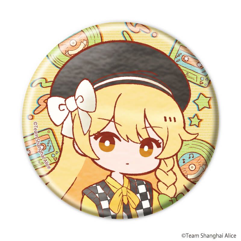 缶バッジ「東方Project」20/レトロver. ブラインド(7種)(レトロアートイラスト)
