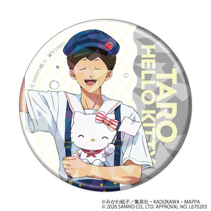 ホログラム缶バッジ「忘却バッテリー×サンリオキャラクターズ」01/コンプリートセット(全7種)(コラボイラスト)