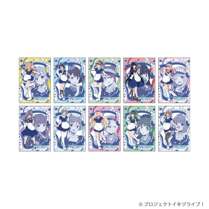 L版ブロマイド3枚セット「イキヅライブ！ LOVELIVE! BLUEBIRD」01/クレープver. トレーディング(10種)(描き下ろしイラスト)