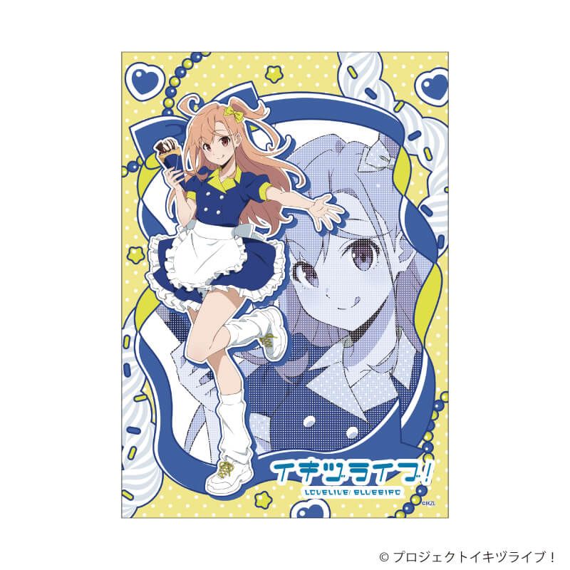 L版ブロマイド3枚セット「イキヅライブ！ LOVELIVE! BLUEBIRD」01/クレープver. トレーディング(10種)(描き下ろしイラスト)