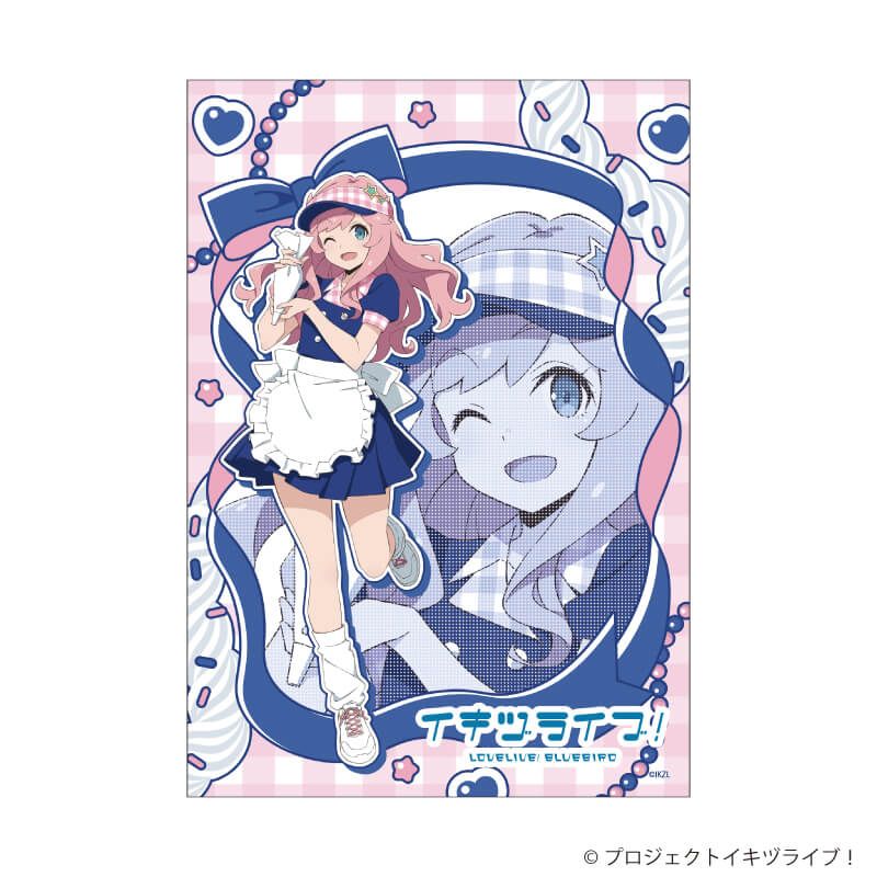 L版ブロマイド3枚セット「イキヅライブ！ LOVELIVE! BLUEBIRD」01/クレープver. トレーディング(10種)(描き下ろしイラスト)