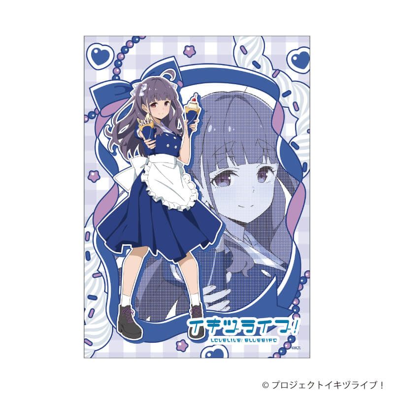 L版ブロマイド3枚セット「イキヅライブ！ LOVELIVE! BLUEBIRD」01/クレープver. トレーディング(10種)(描き下ろしイラスト)