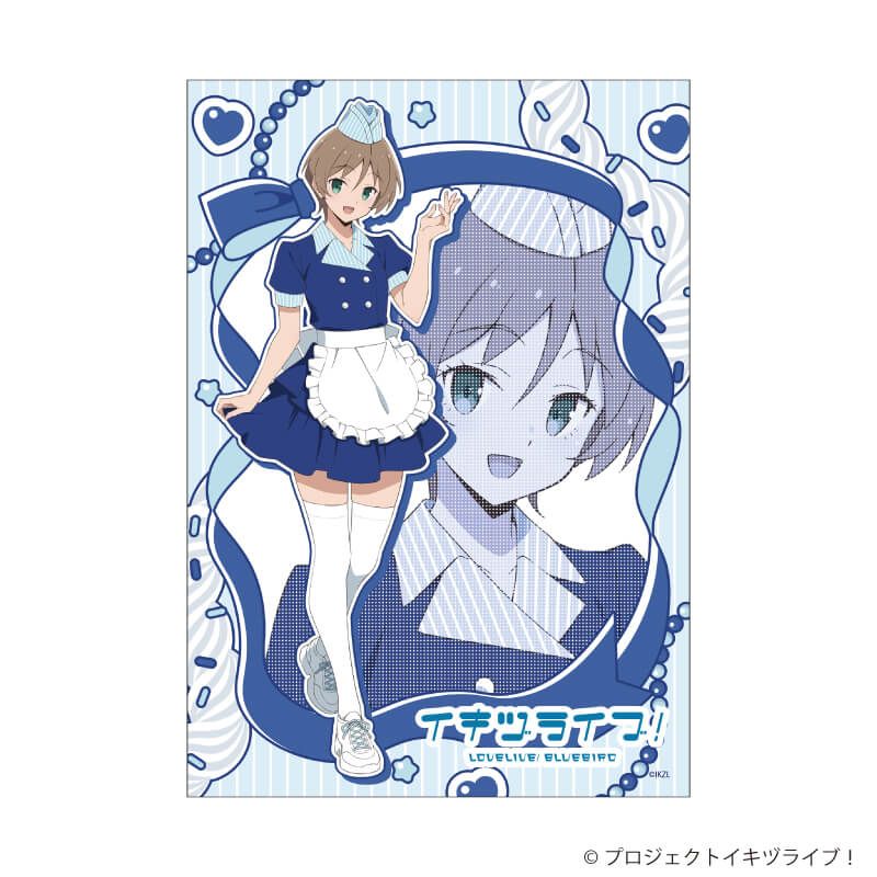 L版ブロマイド3枚セット「イキヅライブ！ LOVELIVE! BLUEBIRD」01/クレープver. トレーディング(10種)(描き下ろしイラスト)