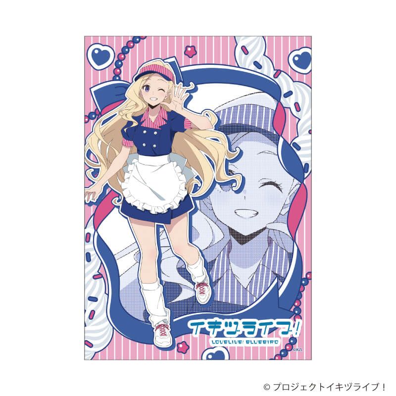 L版ブロマイド3枚セット「イキヅライブ！ LOVELIVE! BLUEBIRD」01/クレープver. トレーディング(10種)(描き下ろしイラスト)