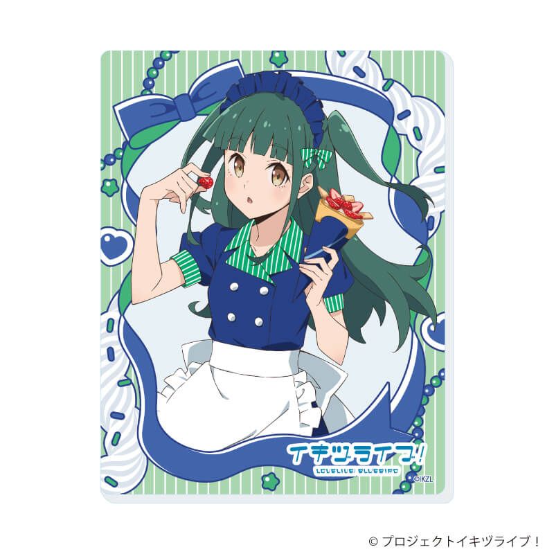 アクリルカード「イキヅライブ！ LOVELIVE! BLUEBIRD」01/クレープver. コンプリートセット(全10種)(描き下ろしイラスト)