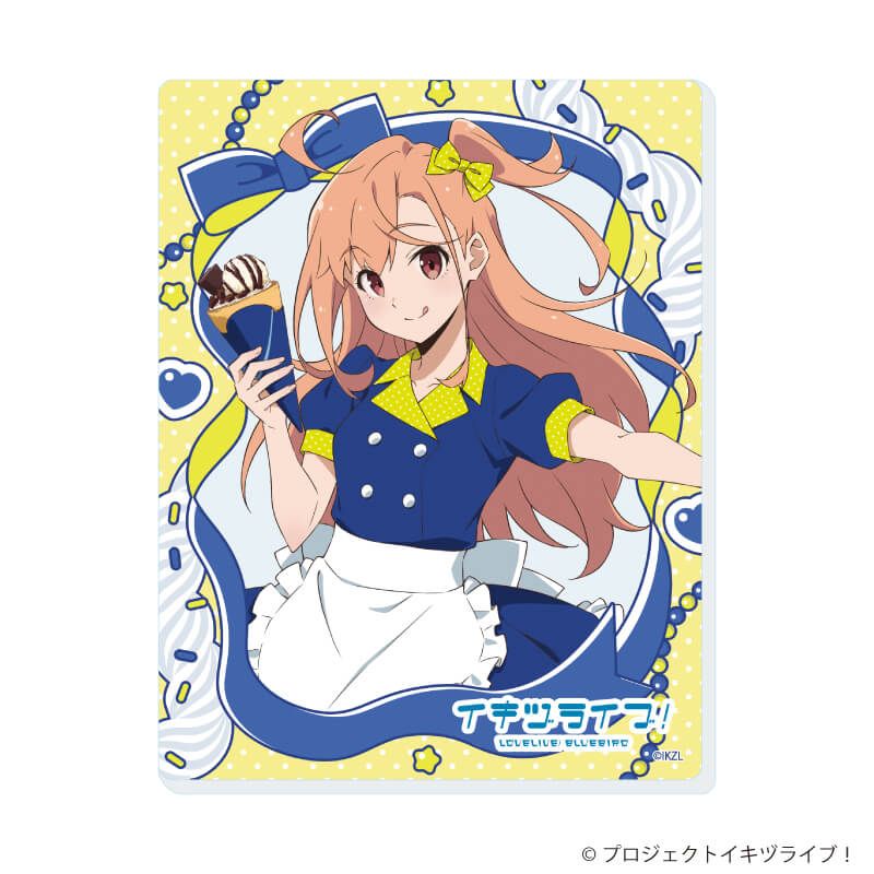アクリルカード「イキヅライブ！ LOVELIVE! BLUEBIRD」01/クレープver. トレーディング(10種)(描き下ろしイラスト)
