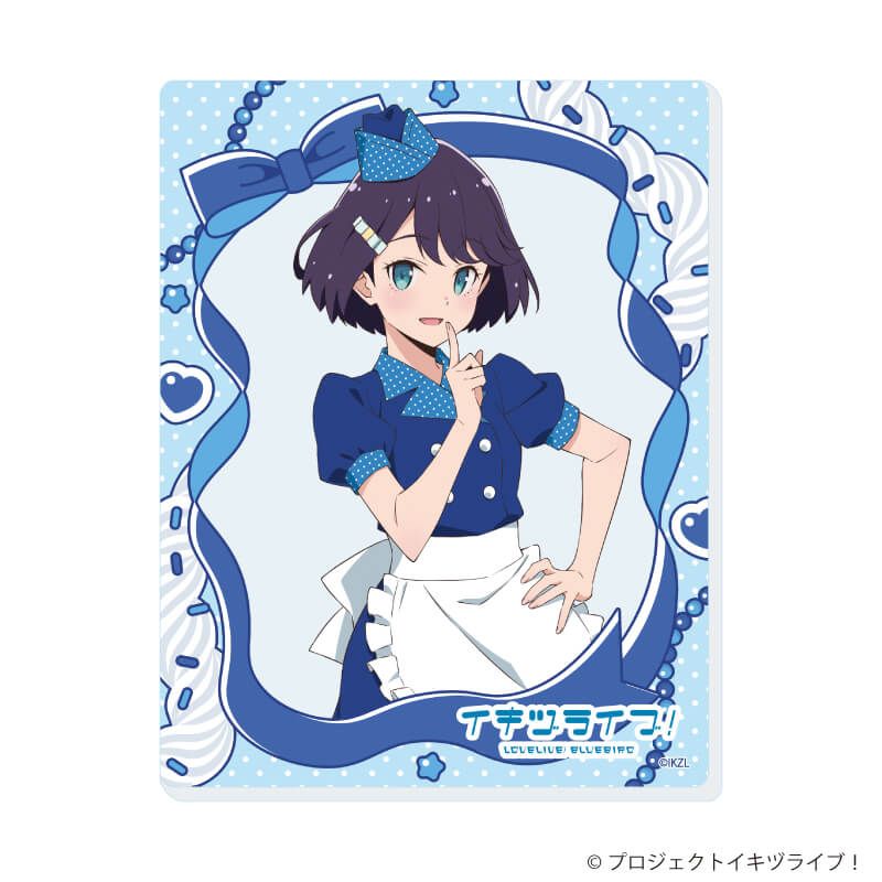 アクリルカード「イキヅライブ！ LOVELIVE! BLUEBIRD」01/クレープver. トレーディング(10種)(描き下ろしイラスト)