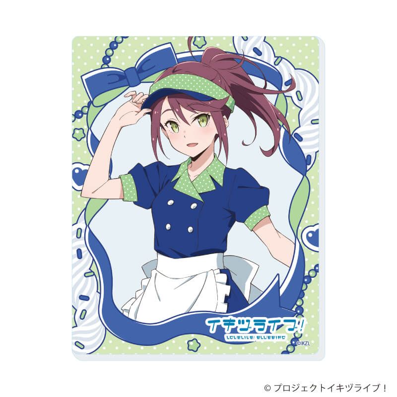 アクリルカード「イキヅライブ！ LOVELIVE! BLUEBIRD」01/クレープver. トレーディング(10種)(描き下ろしイラスト)