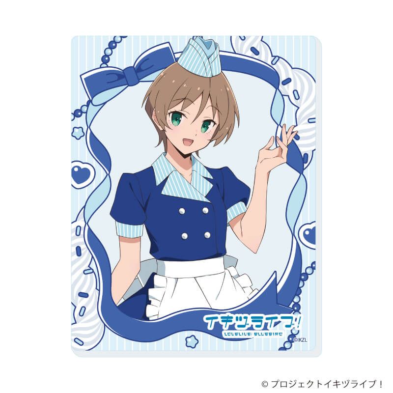 アクリルカード「イキヅライブ！ LOVELIVE! BLUEBIRD」01/クレープver. トレーディング(10種)(描き下ろしイラスト)