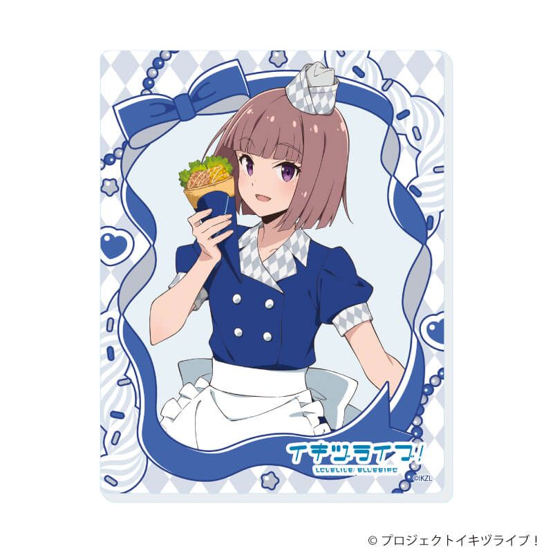 アクリルカード「イキヅライブ！ LOVELIVE! BLUEBIRD」01/クレープver. トレーディング(10種)(描き下ろしイラスト)