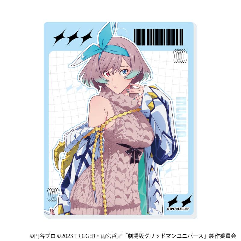アクリルカード「グリッドマンユニバース」31/集合BOX ブラインド(6種)(描き下ろしイラスト)