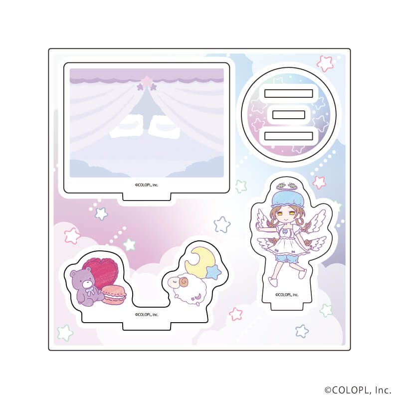 アクリルスタンドプレート「白猫プロジェクト」08/リスティ ゆめカワイイver.(グラフアートイラスト)