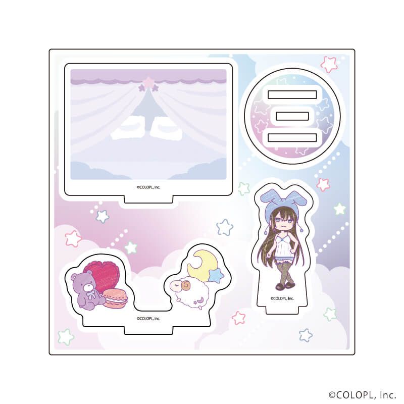 アクリルスタンドプレート「白猫プロジェクト」05/ユノス ゆめカワイイver.(グラフアートイラスト)