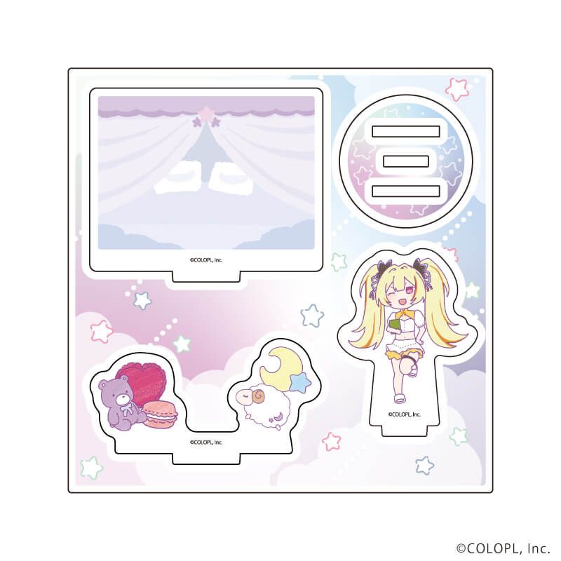 アクリルスタンドプレート「白猫プロジェクト」03/ビスケッタ ゆめカワイイver.(グラフアートイラスト)