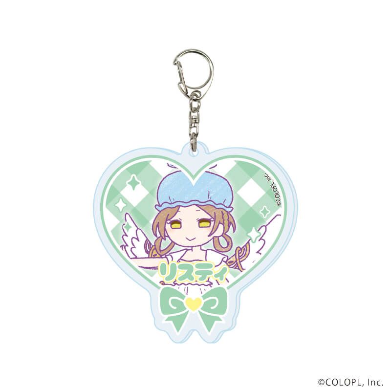 アクリルキーホルダー「白猫プロジェクト」10/ゆめカワイイver. ブラインド(9種)(グラフアートイラスト)