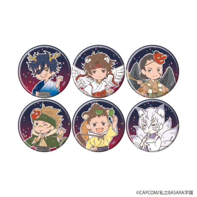 缶バッジ「学園BASARA」32/百鬼夜行ver. コンプリートセット(全6種)(グラフアートイラスト)
