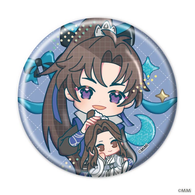 缶バッジ「二哈と彼の白猫師尊」15/ぬいぐるみver. コンプリートセット(全5種)(POP Artイラスト)